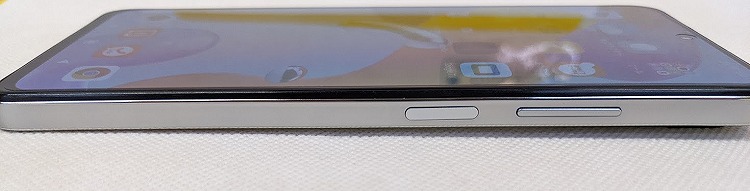 楽天モバイル Redmi Note 11 Pro 5G 音量ボタン 電源ボタン