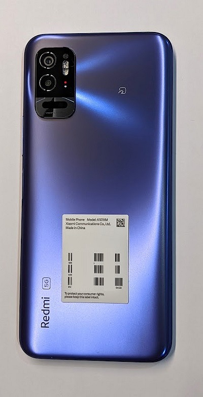 ソフトバンク Redmi Note 10T 色 カラー ナイトタイムブルー