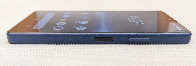UQモバイル Xperia Ace III 音量ボタン 電源ボタン 指紋認証センサー
