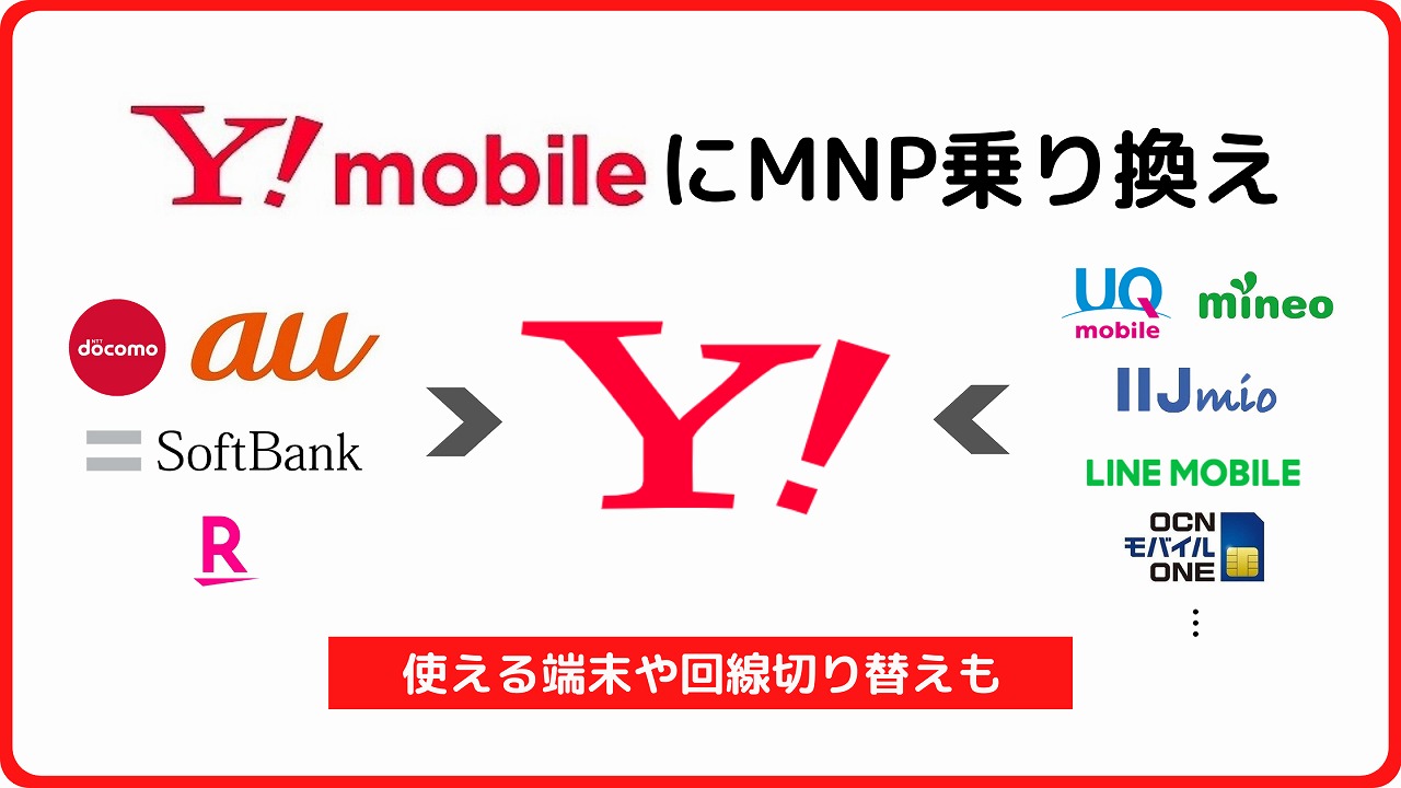 Ymobile MNP乗り換え