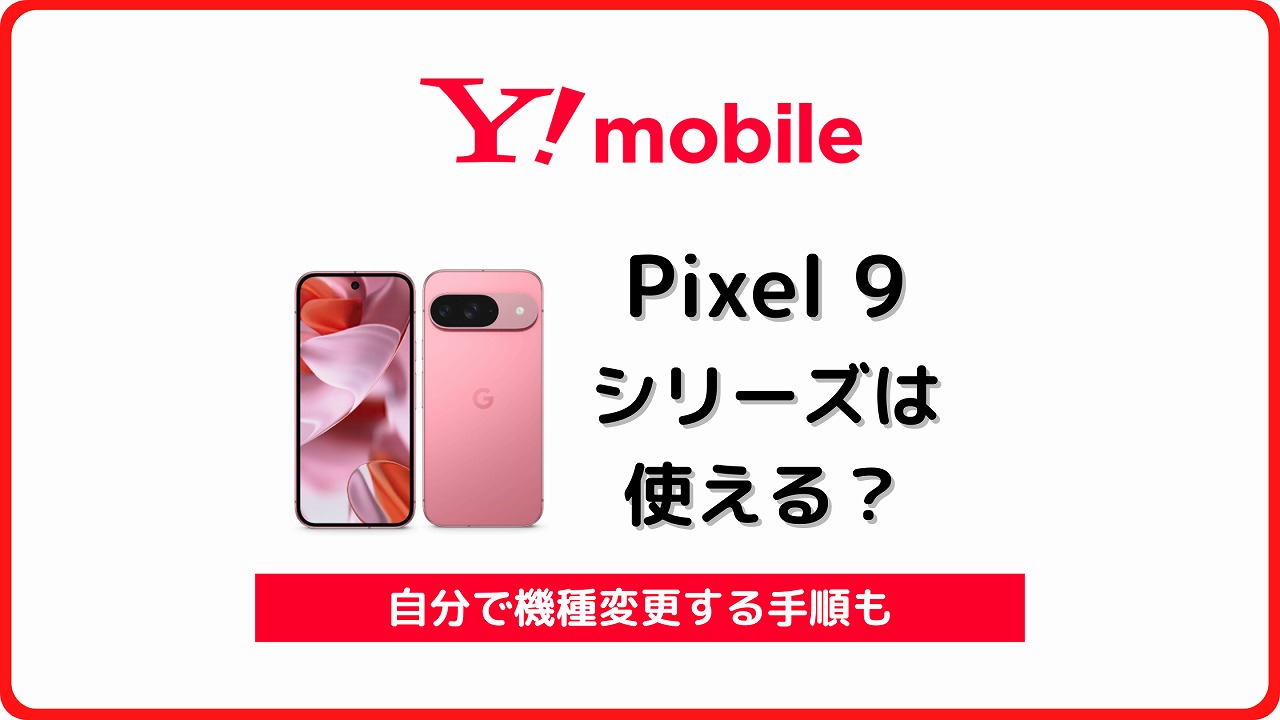 ワイモバイル Google Pixel 9 使える